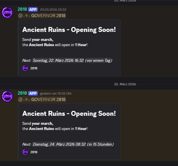 2818 Ancient Ruins Reminder