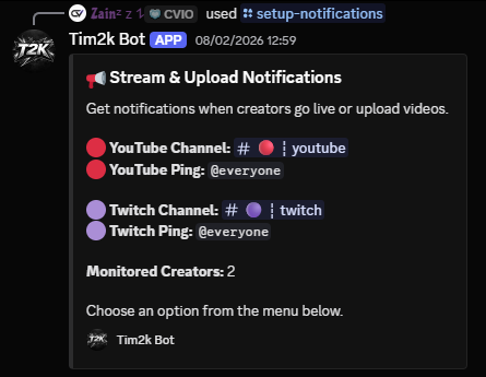Tim2K Notifications